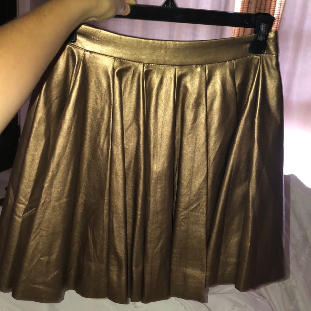 Metallic skirt